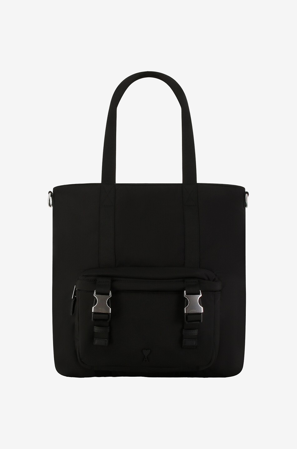 Shopper aus Nylon und Leder Ami de Coeur