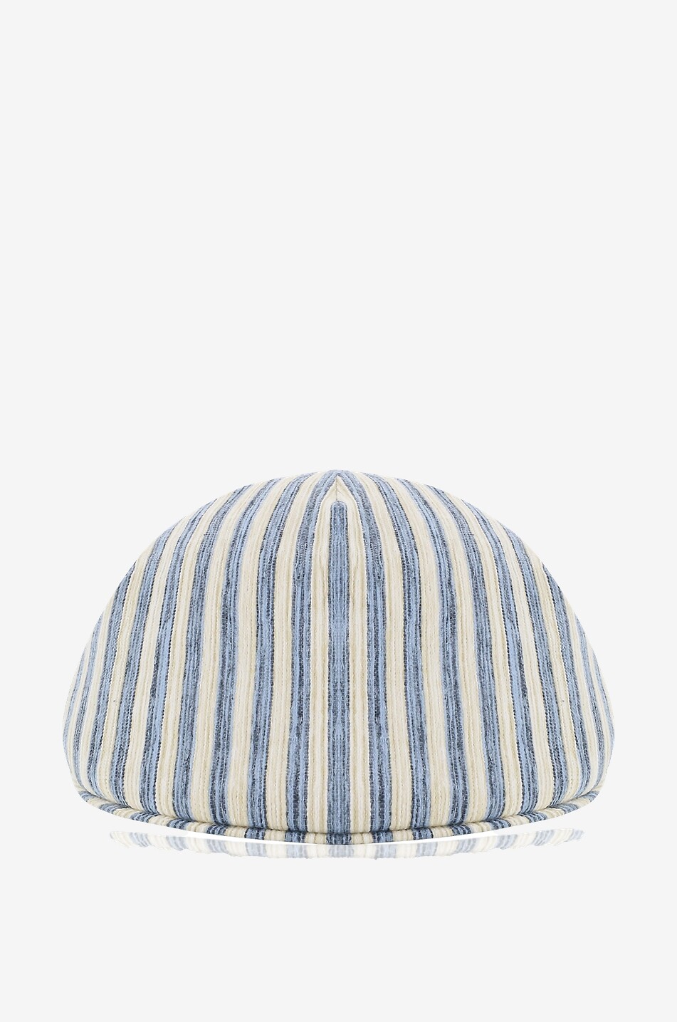 Striped flat cap
