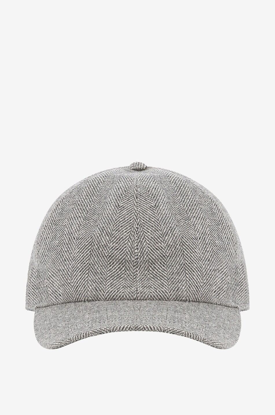 BORSALINO Casquette en laine vierge soie et lin Homme GRIS CLAIR 1