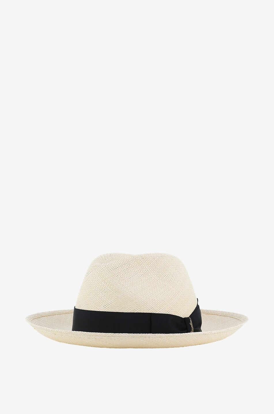 BORSALINO Chapeau en fibres de paille Amedeo Panama Quito Homme NOIR 2