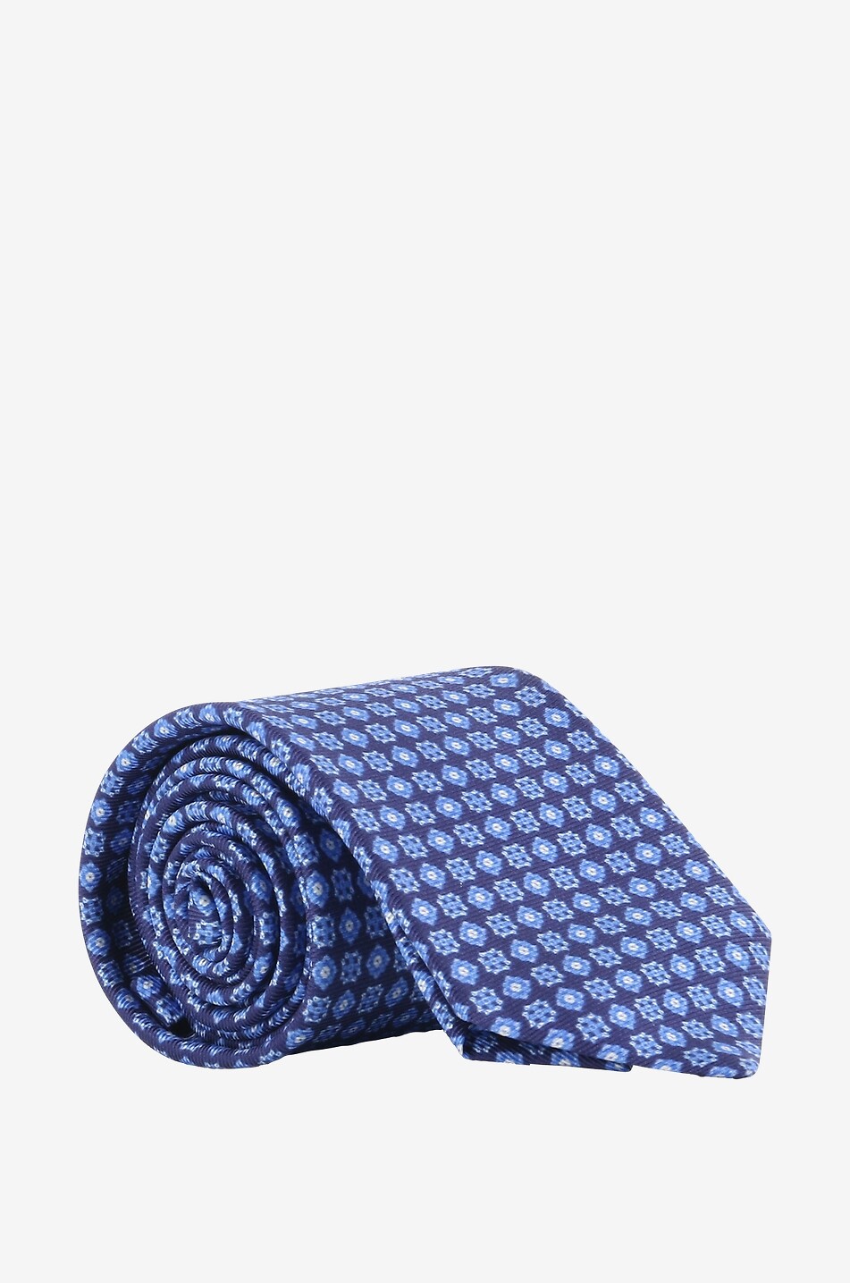 KITON Seidenkrawatte mit Blütenmotiv Herren DUNKELBLAU 1