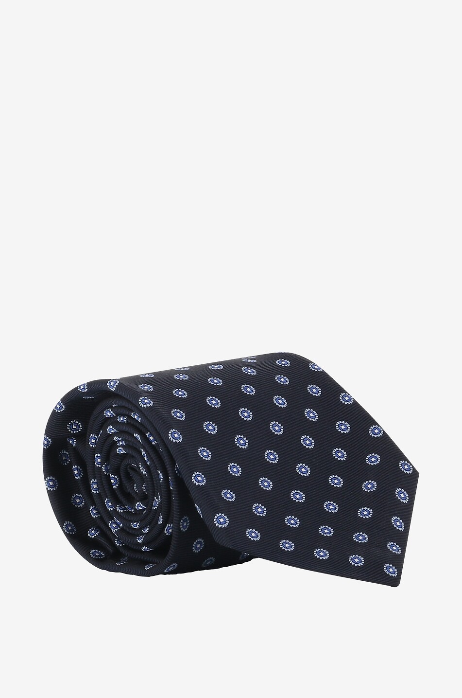 KITON Cravate en soie motif fleurs Homme BLEU MOYEN 1