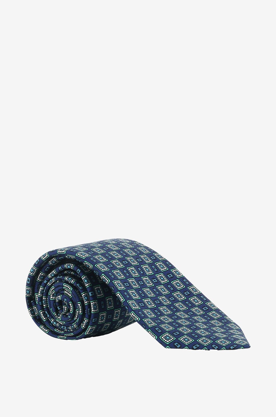 Silk graphic tie