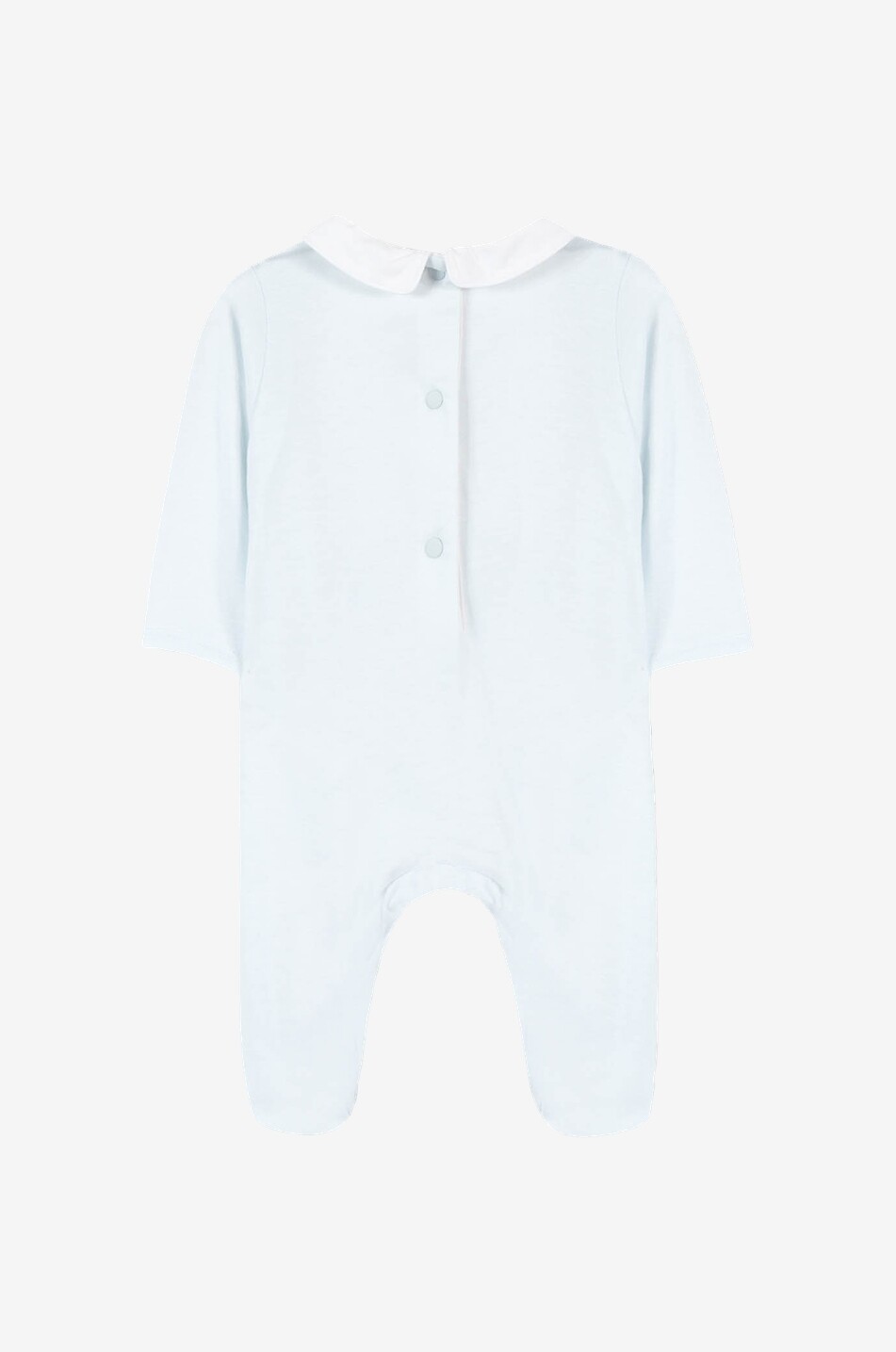 TARTINE ET CHOCOLAT Cotton baby sleepsuit with bib Baby LIGHT BLUE 2