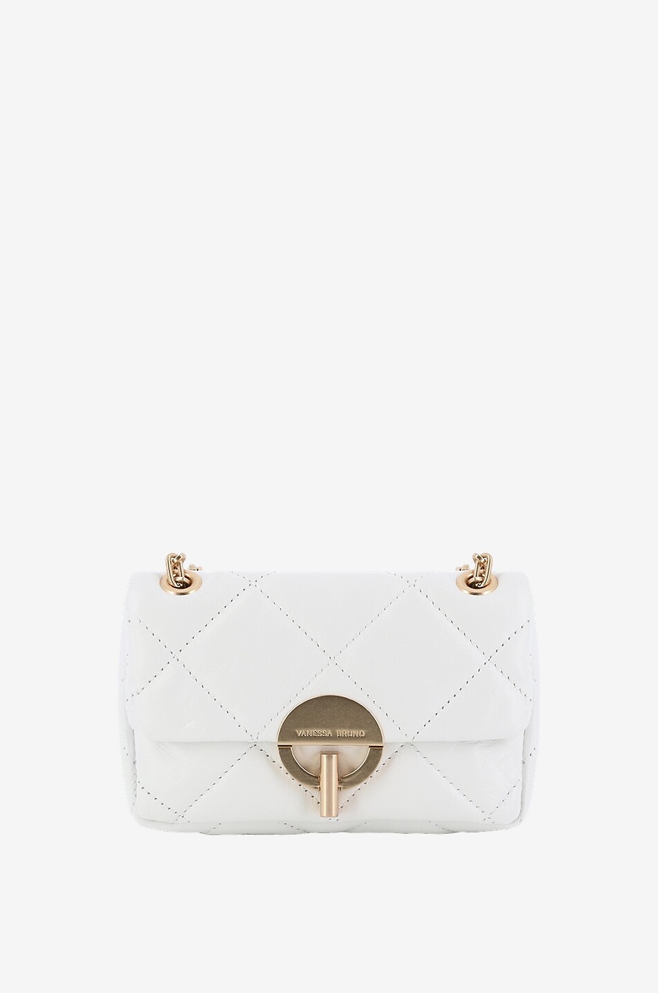 Nano Moon quilted leather shoulder bag