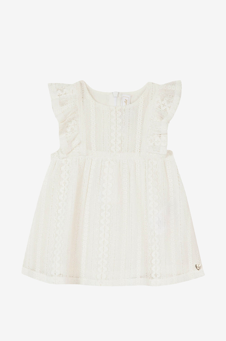 Robe en dentelle crochet bébé