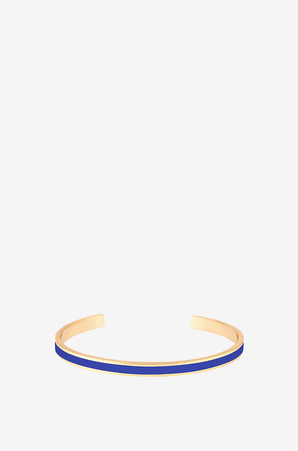 Goldener emaillierter Armreif Bangle Blue Ray - 44 mm