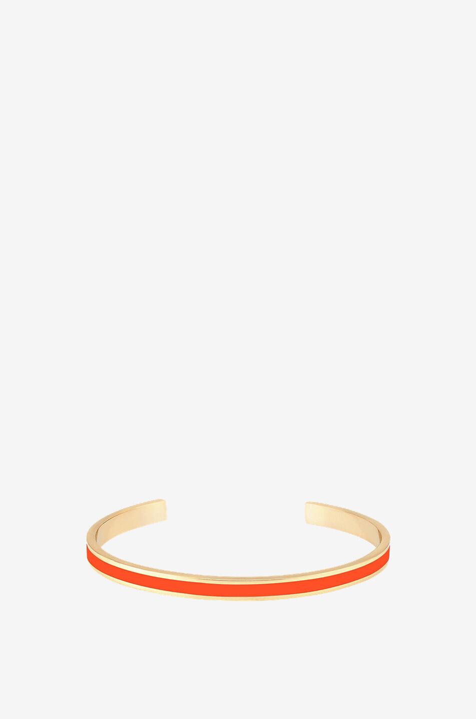 Goldener emaillierter Armreif Bangle Tangerine - 44 mm