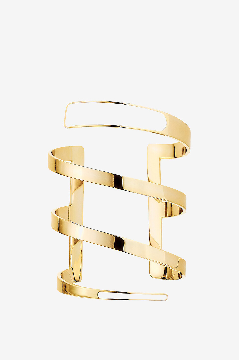BANGLE UP Manchette spirale Tara Blanc Sable Femme BLANC 1