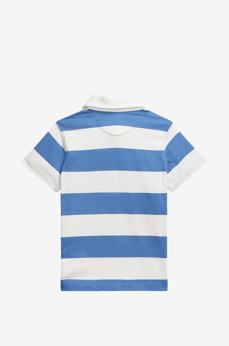 Rugby striped boy's polo shirt