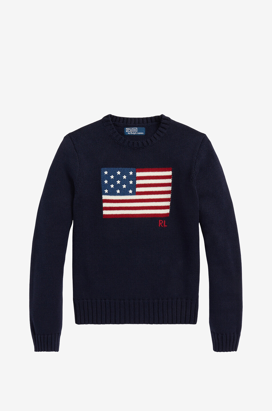American Flag cotton jacquard jumper