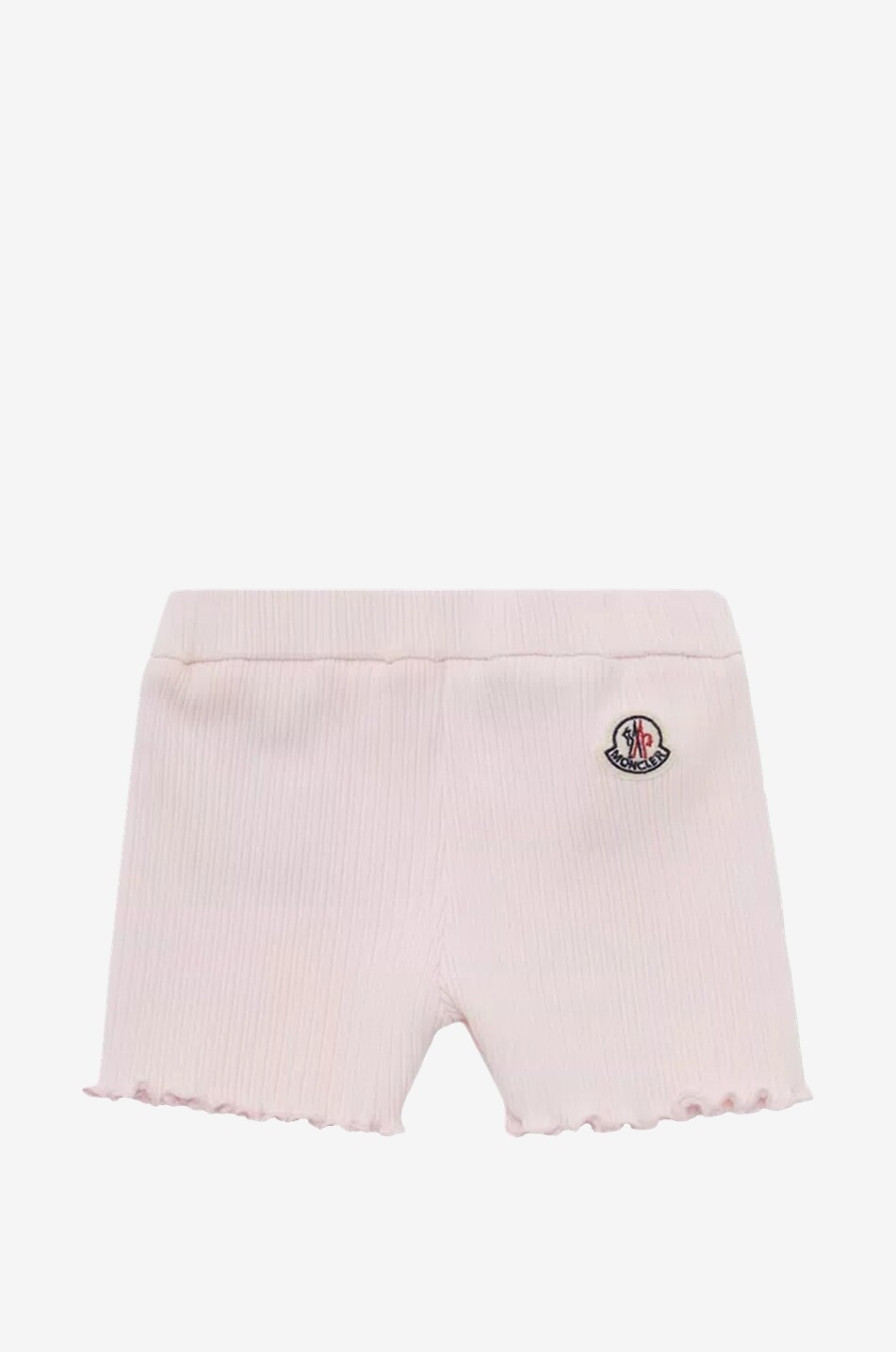 MONCLER Baby rib knit shorts Baby LIGHT PINK 2