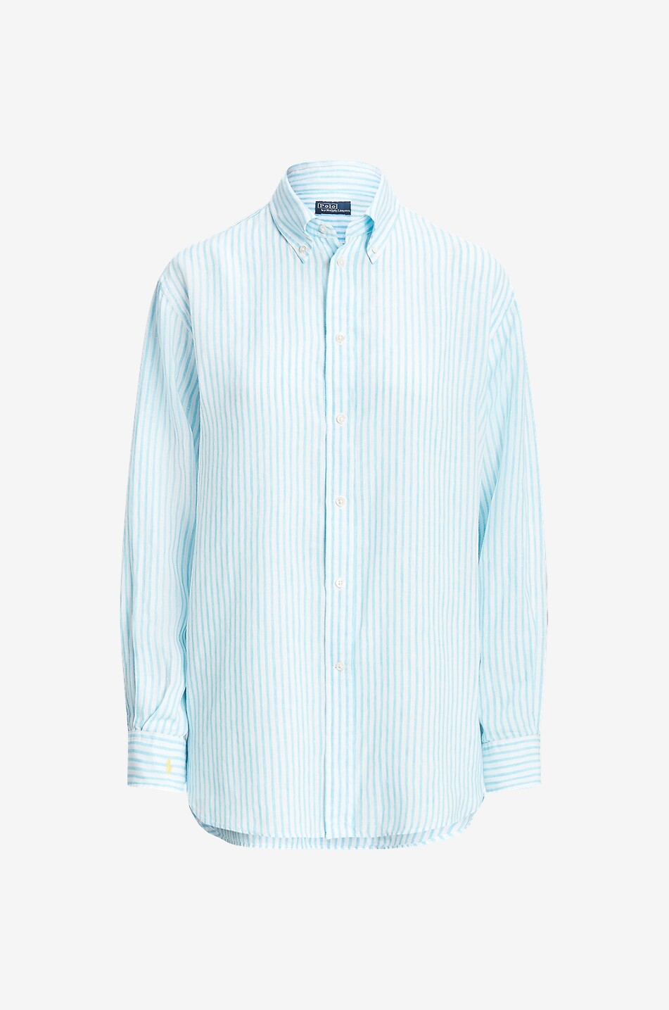 Relaxed striped linen shirt