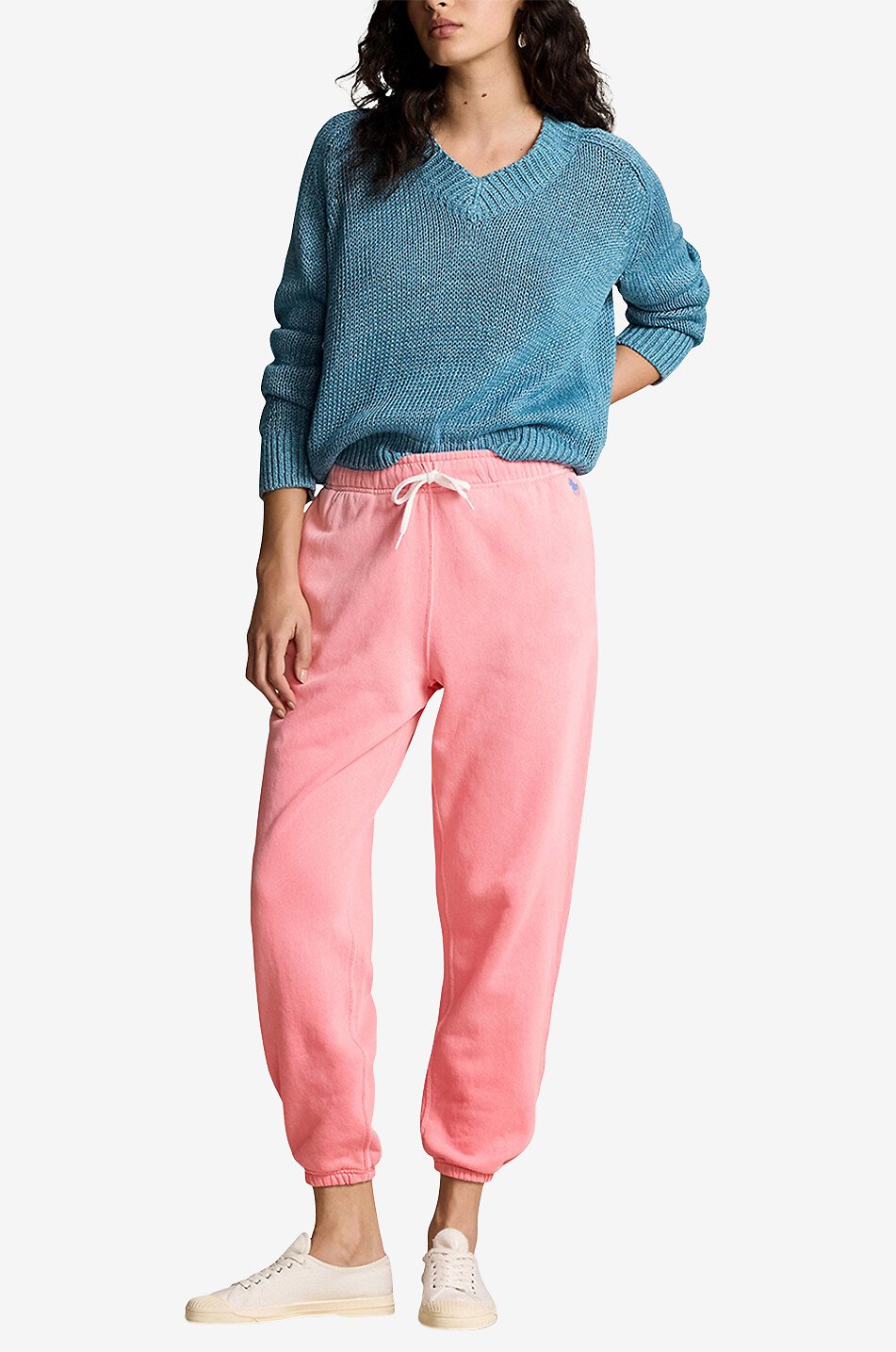 POLO RALPH LAUREN Pantalon de jogging en molleton Pony Femme ROSE 4