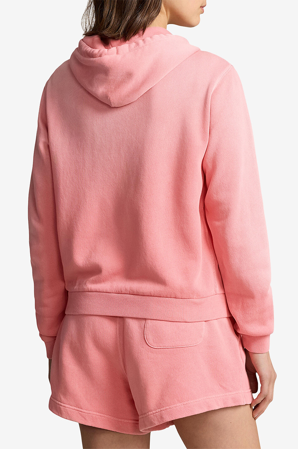 POLO RALPH LAUREN Sweat-shirt à capuche zippé délavé Pony Femme ROSE 3