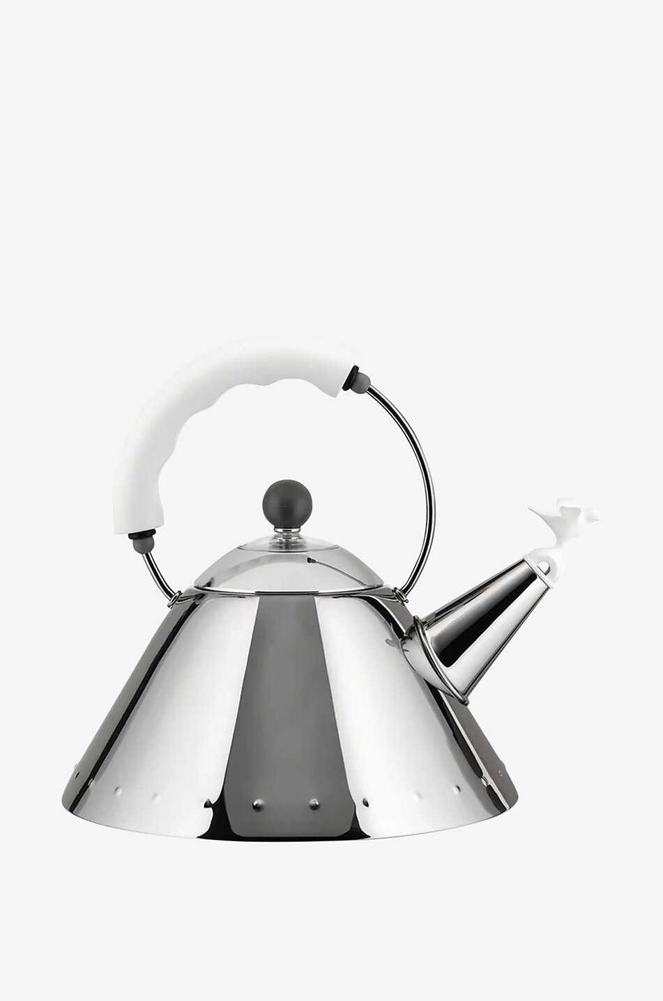 ALESSI Bouilloire à induction en acier 9093 Maison BLANC 1