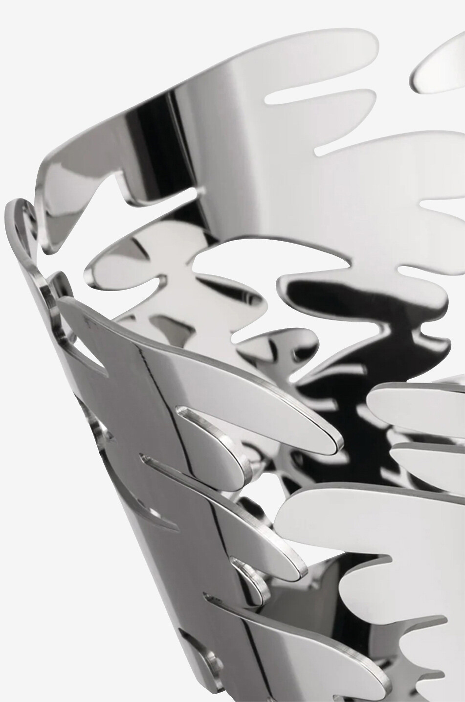 ALESSI Obstkorb aus Stahl Barket - D18 Haus GRAU 2