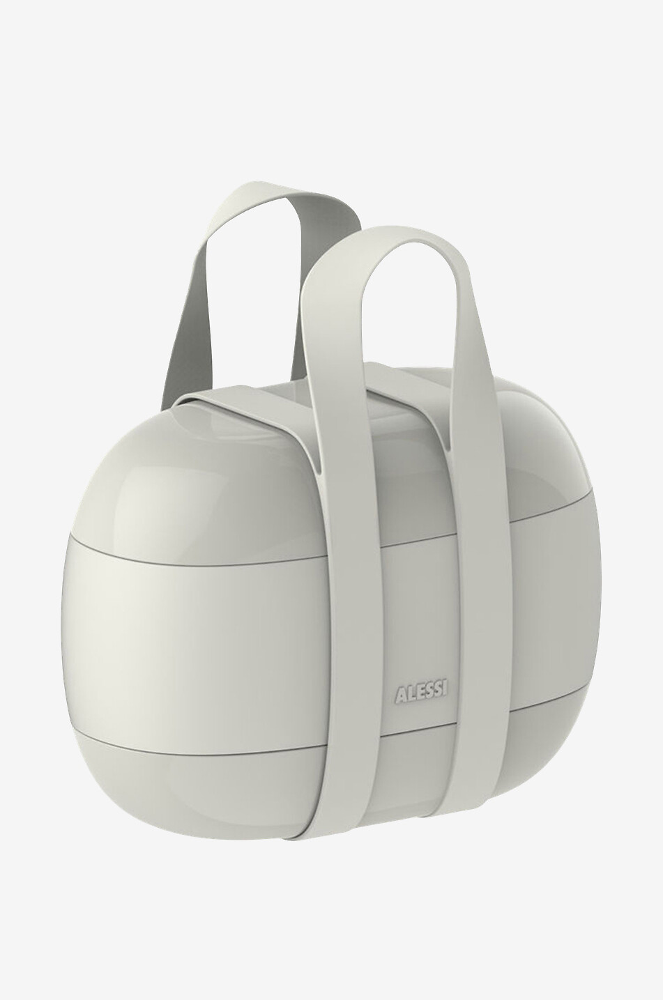 ALESSI Lunchbox mit zwei Fächern Food à porter Haus WEISS 2