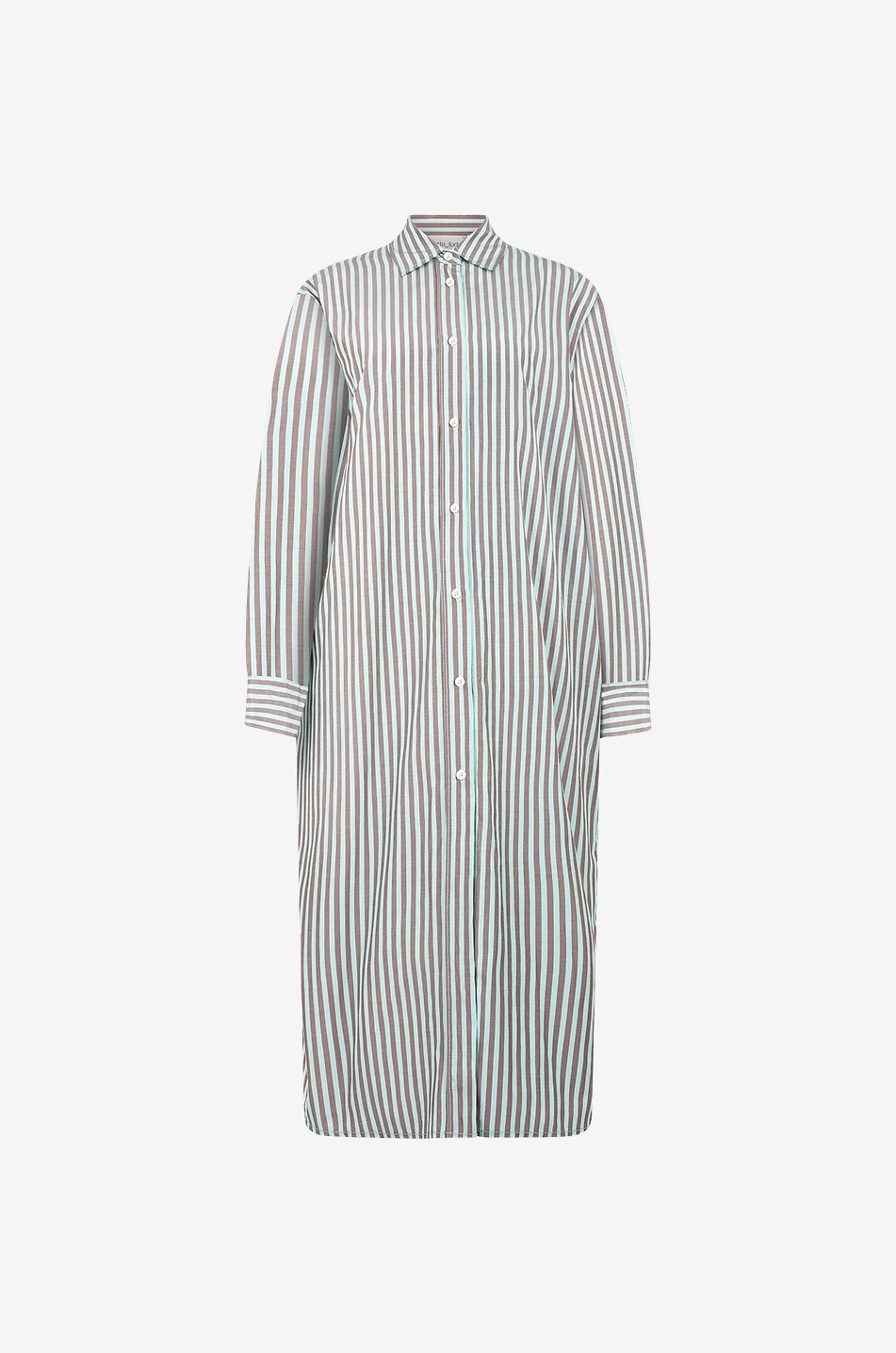 Gestreiftes Langhemd aus Taft Chic