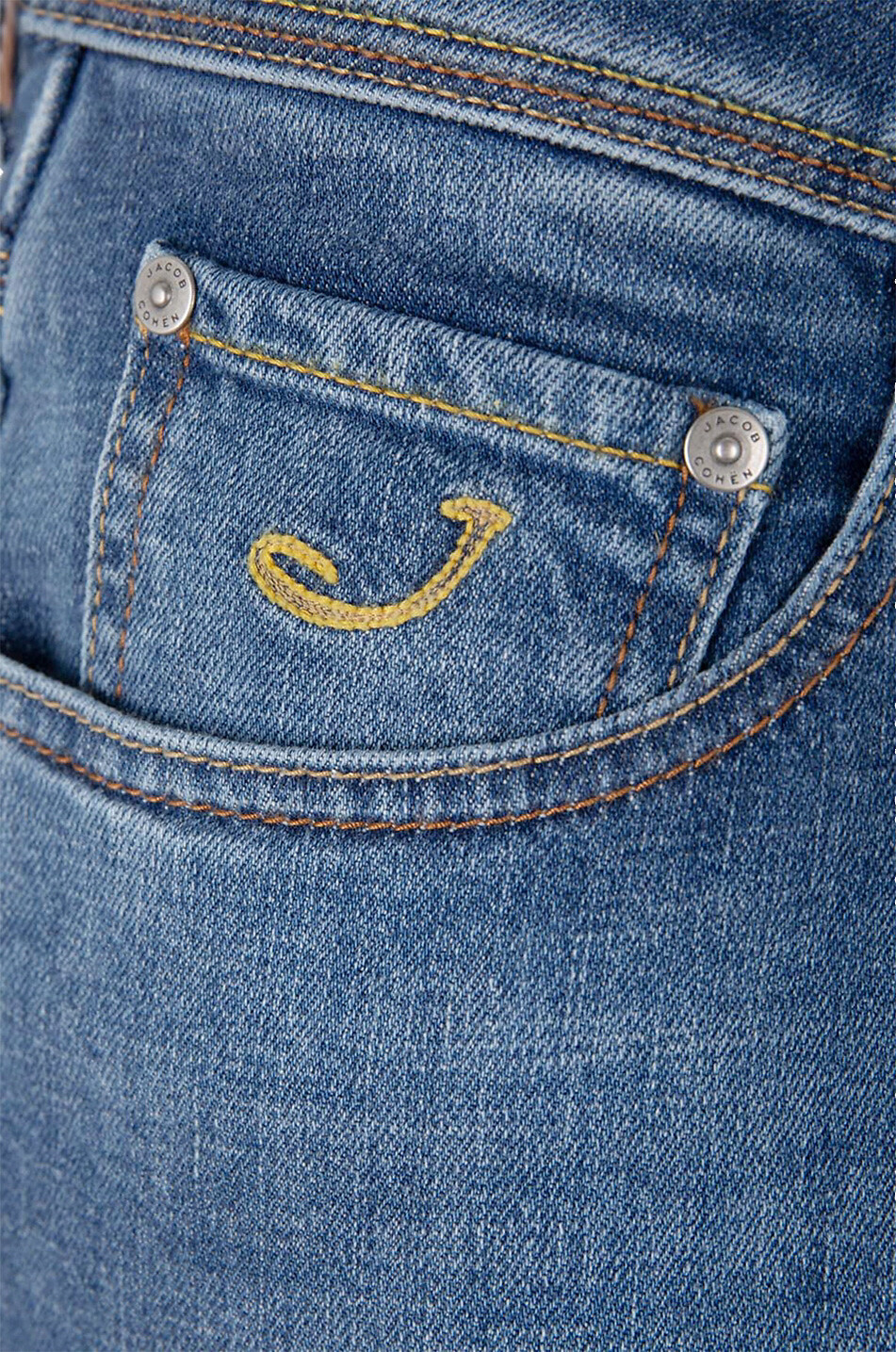 JACOB COHEN Slim Jeans aus Baumwolle Nick Herren MITTELBLAU 3