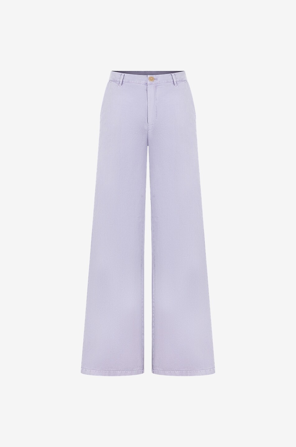 FORTE FORTE Hose mit weitem Bein aus Baumwolle Old Peach Damen HELLVIOLETT 1