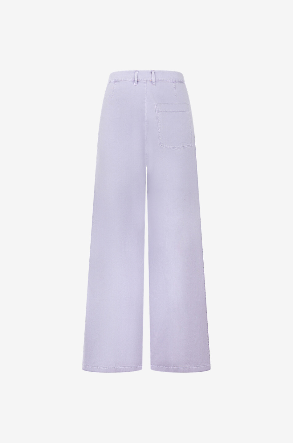 FORTE FORTE Hose mit weitem Bein aus Baumwolle Old Peach Damen HELLVIOLETT 2