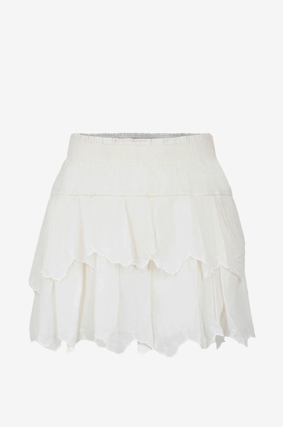 Donahue cotton and viscose short beach skirt