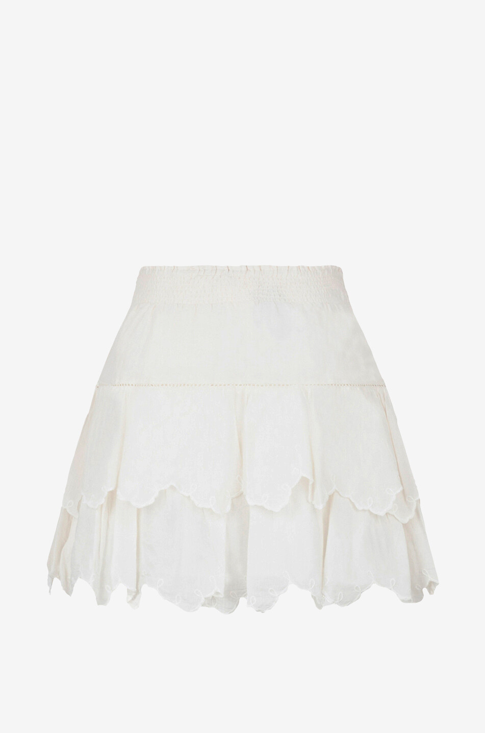 Donahue cotton and viscose short beach skirt