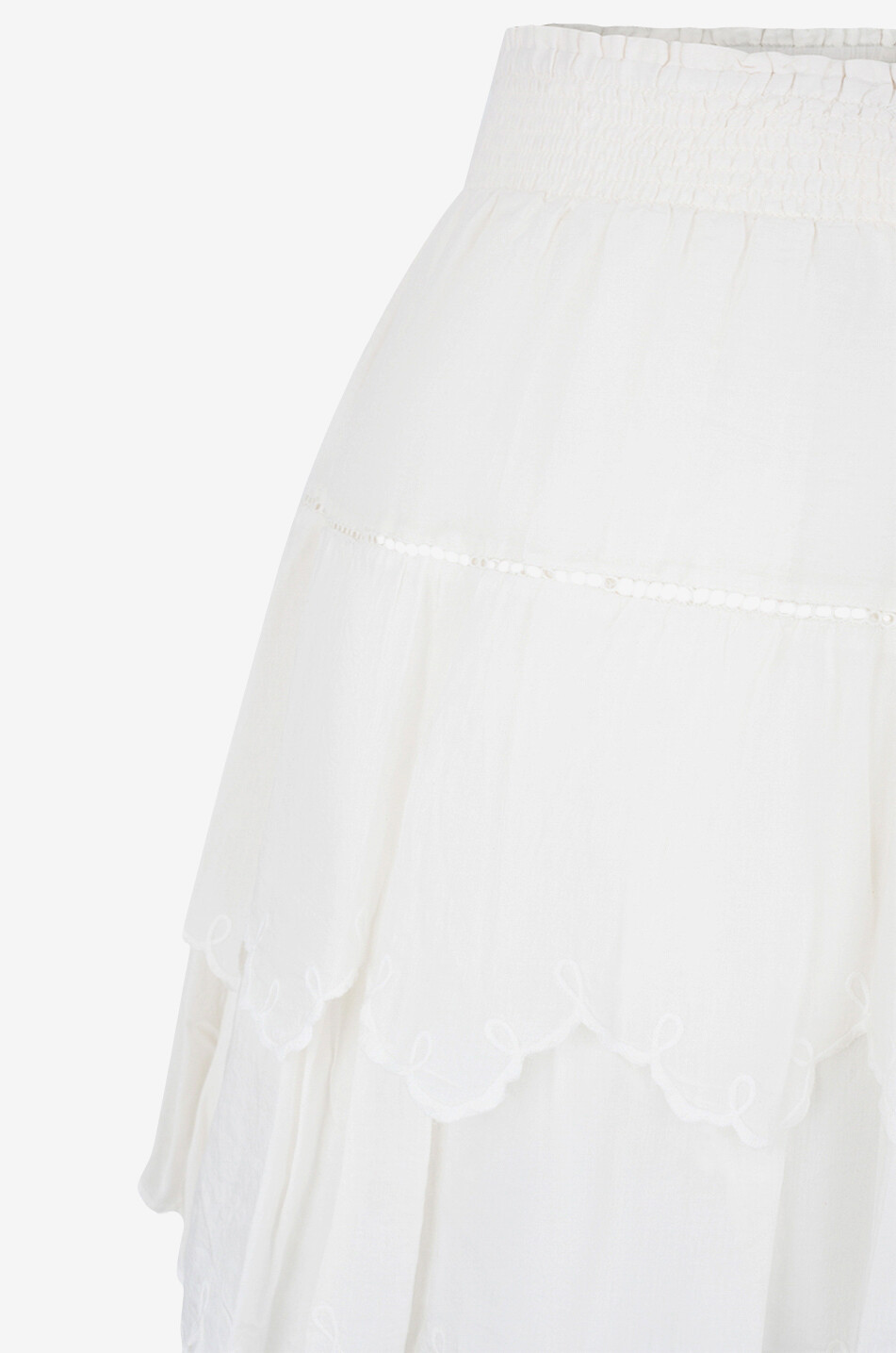 Donahue cotton and viscose short beach skirt