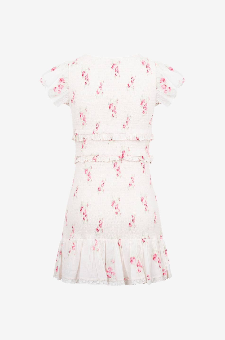 LOVESHACKFANCY Kurzes Strandkleid aus Baumwolle Sonora Damen BUNT1 2