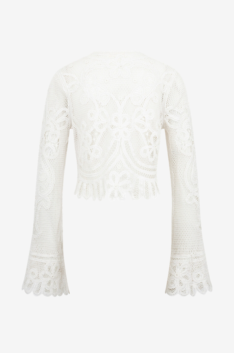 Rinko cotton long-sleeved beach top