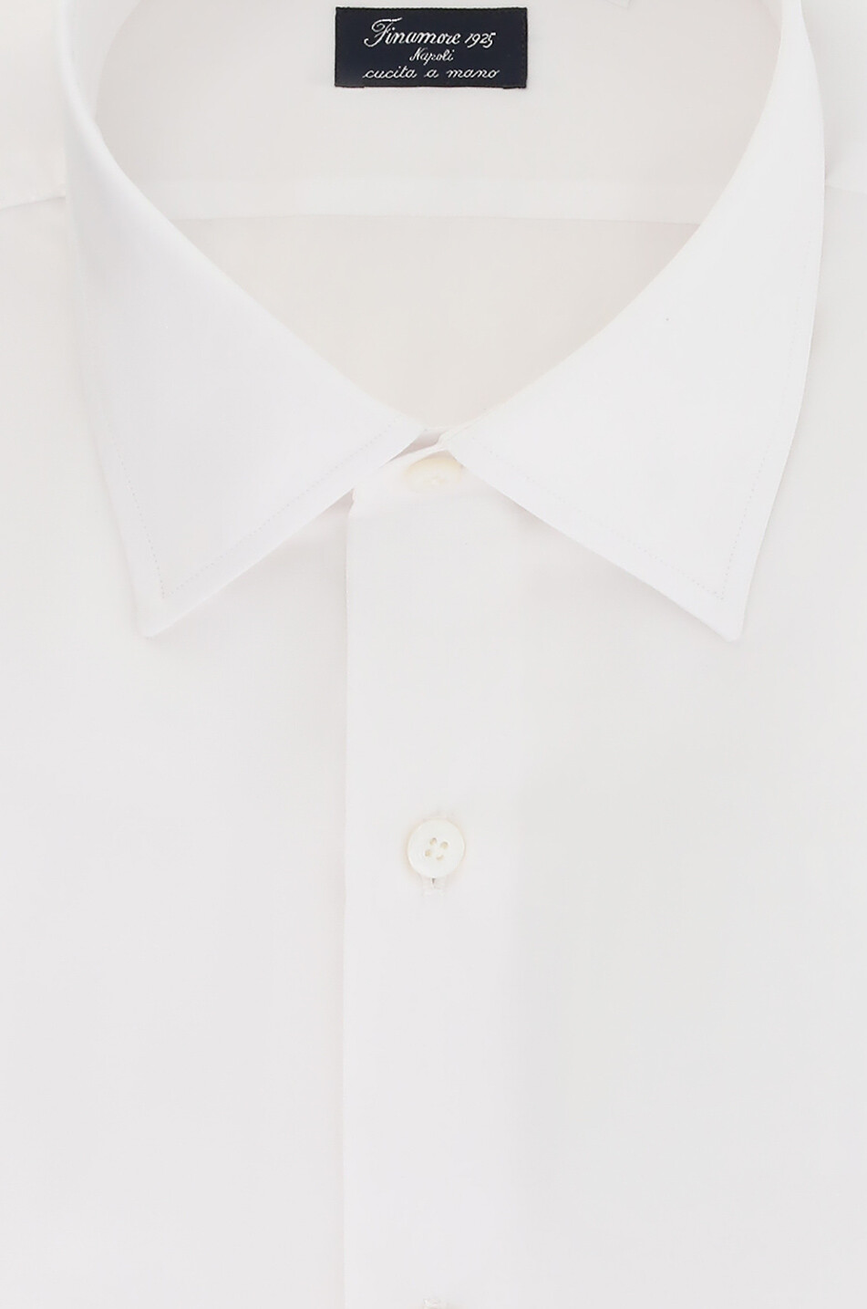 FINAMORE Cotton long-sleeved shirt Men WHITE 2