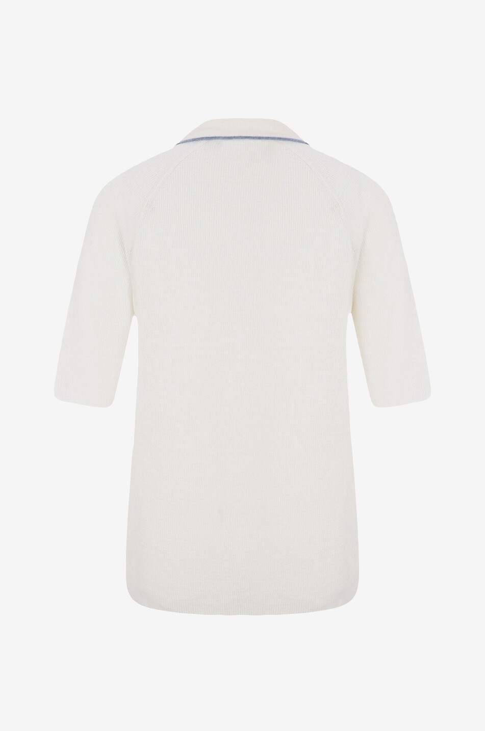 Polo en coton et lin