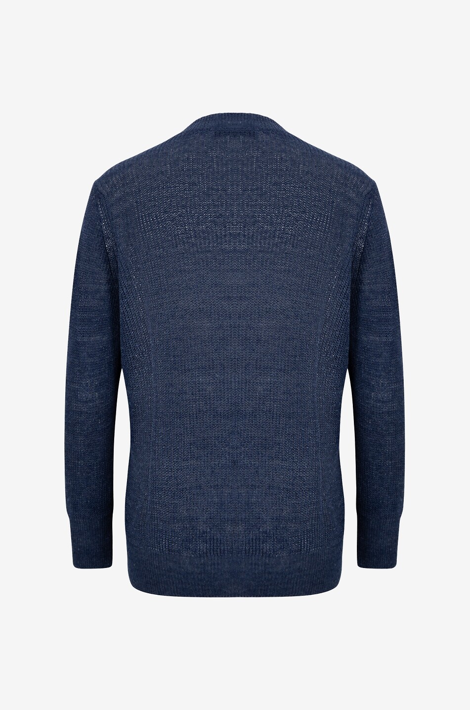 GRAN SASSO Pull en lin et coton Femme BLEU FONCE 2