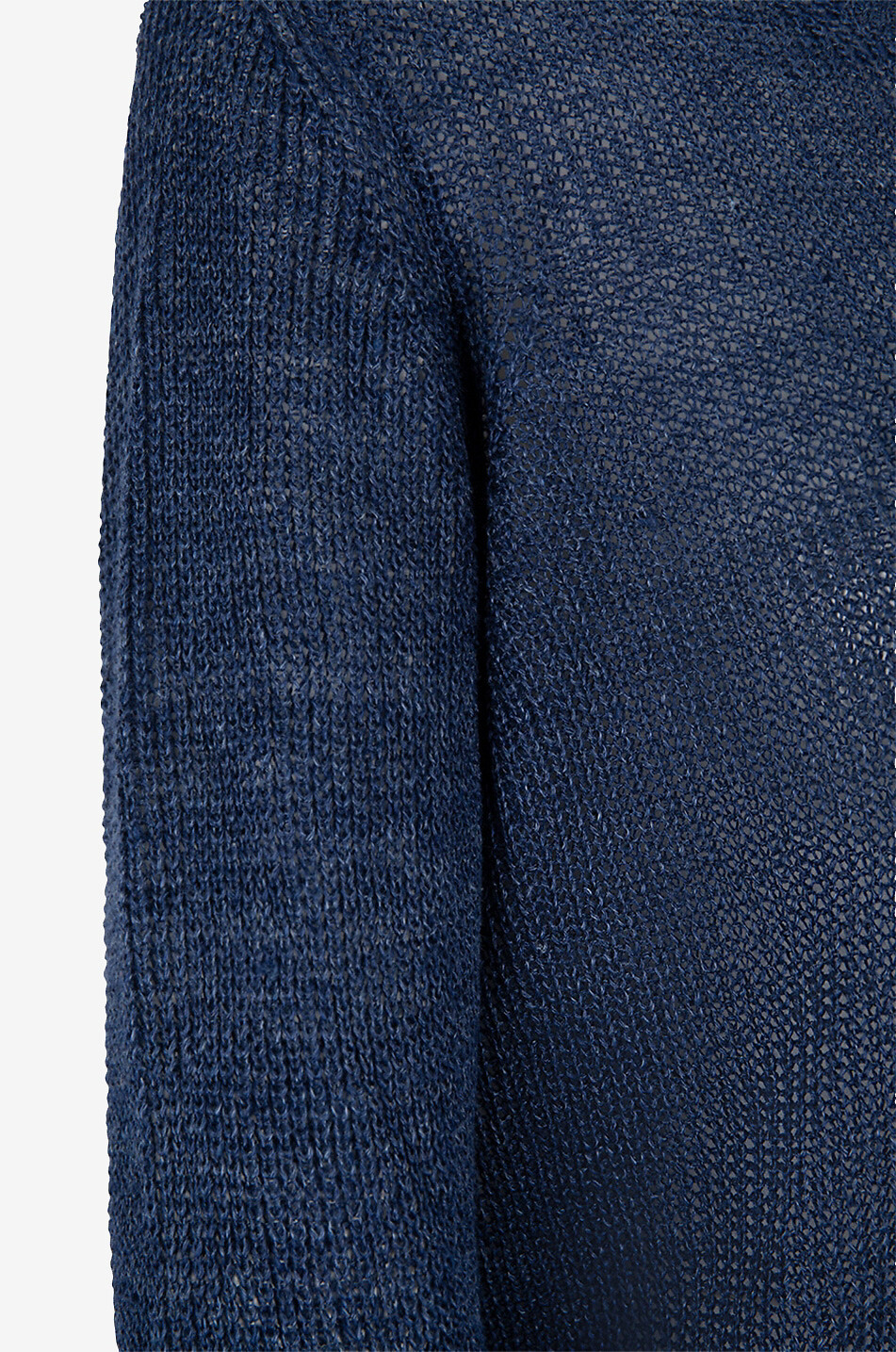 GRAN SASSO Pull en lin et coton Femme BLEU FONCE 3