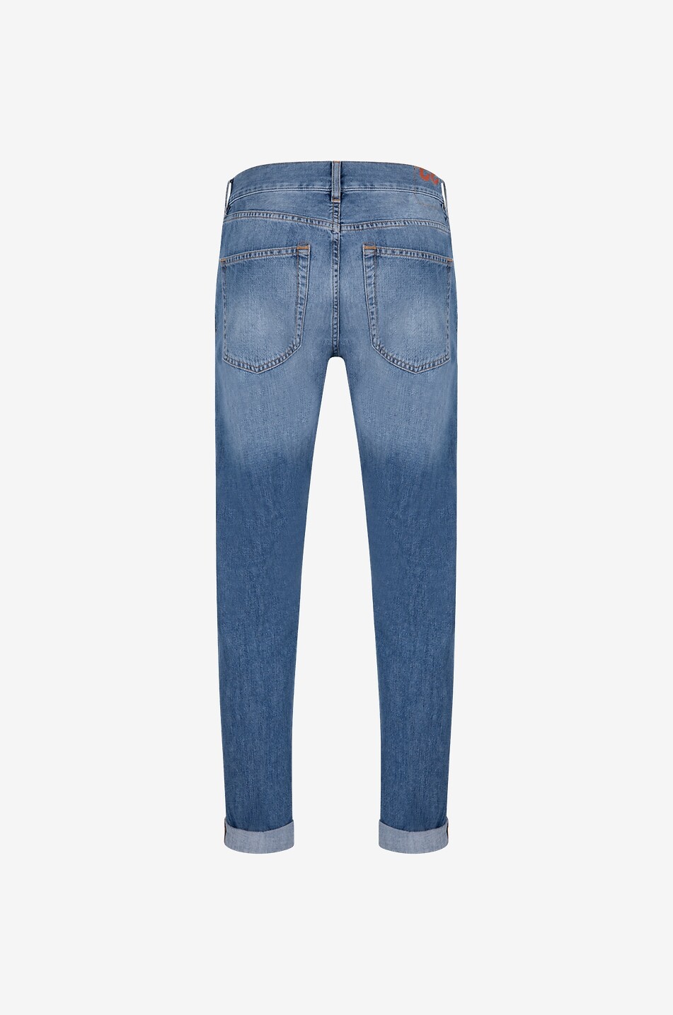 Ausgewaschene gerade Jeans aus Denim Icon