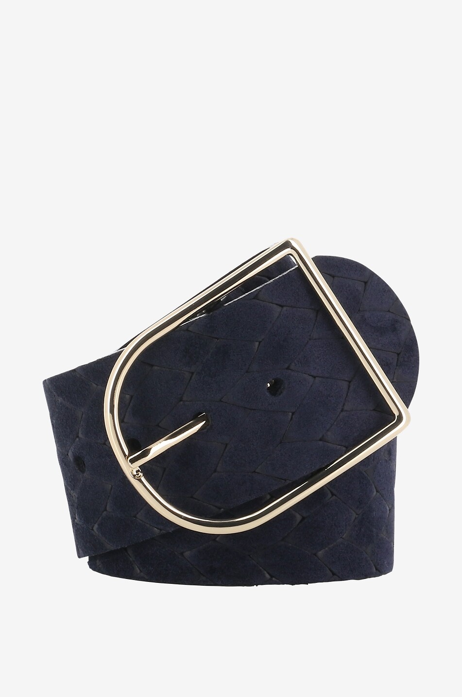 Ceinture classique en daim imprimé - 60 mm