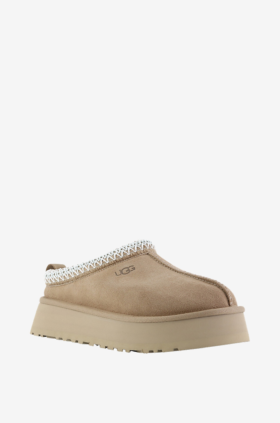 UGG Pantoufles en daim rembourrées Tazz Femme BEIGE 1