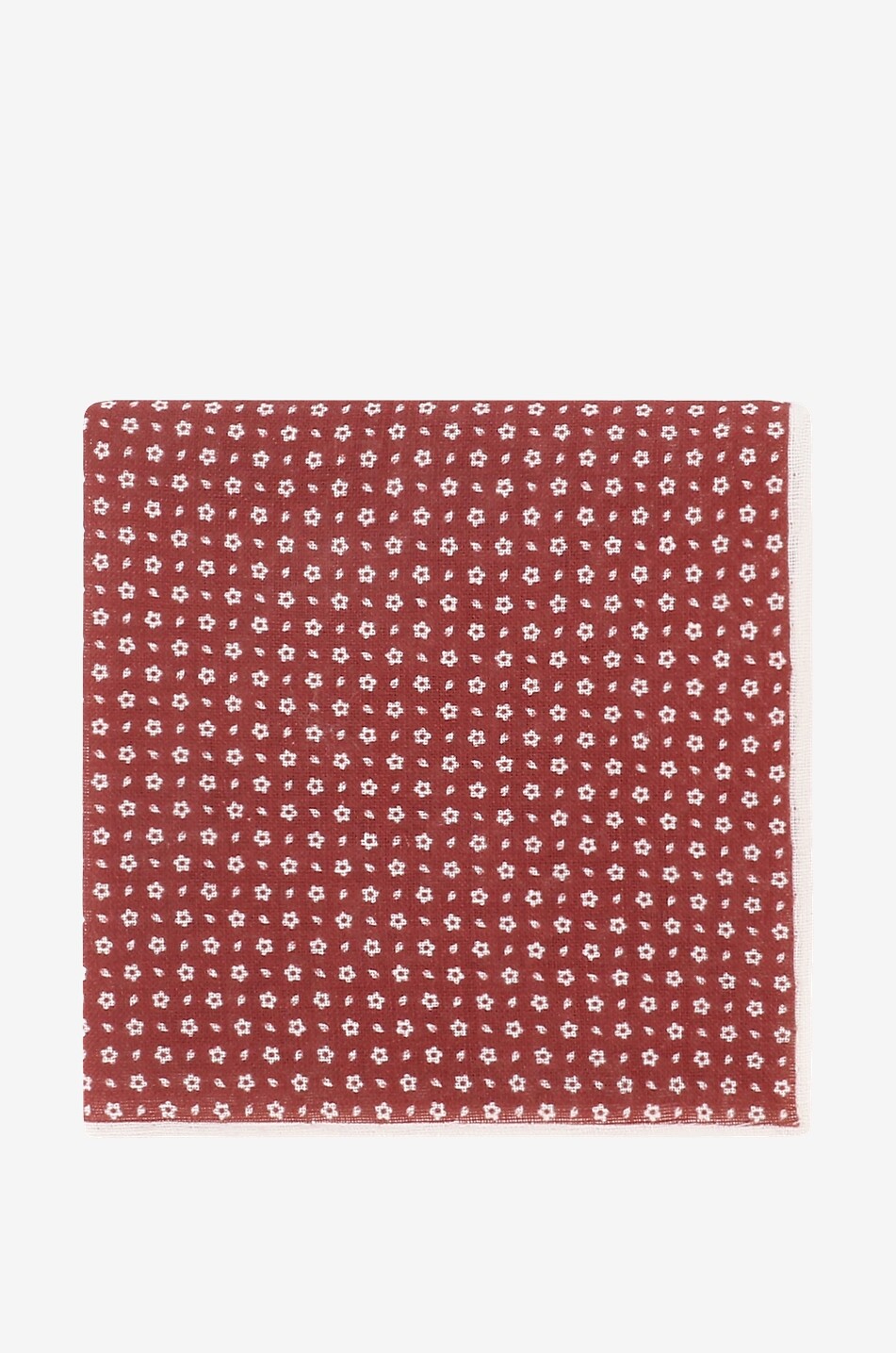Pochette en lin fleurie