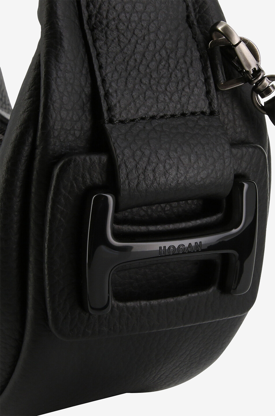 HOGAN Handtasche aus genarbtem Leder Hogan H-Bag Mini Damen SCHWARZ 6