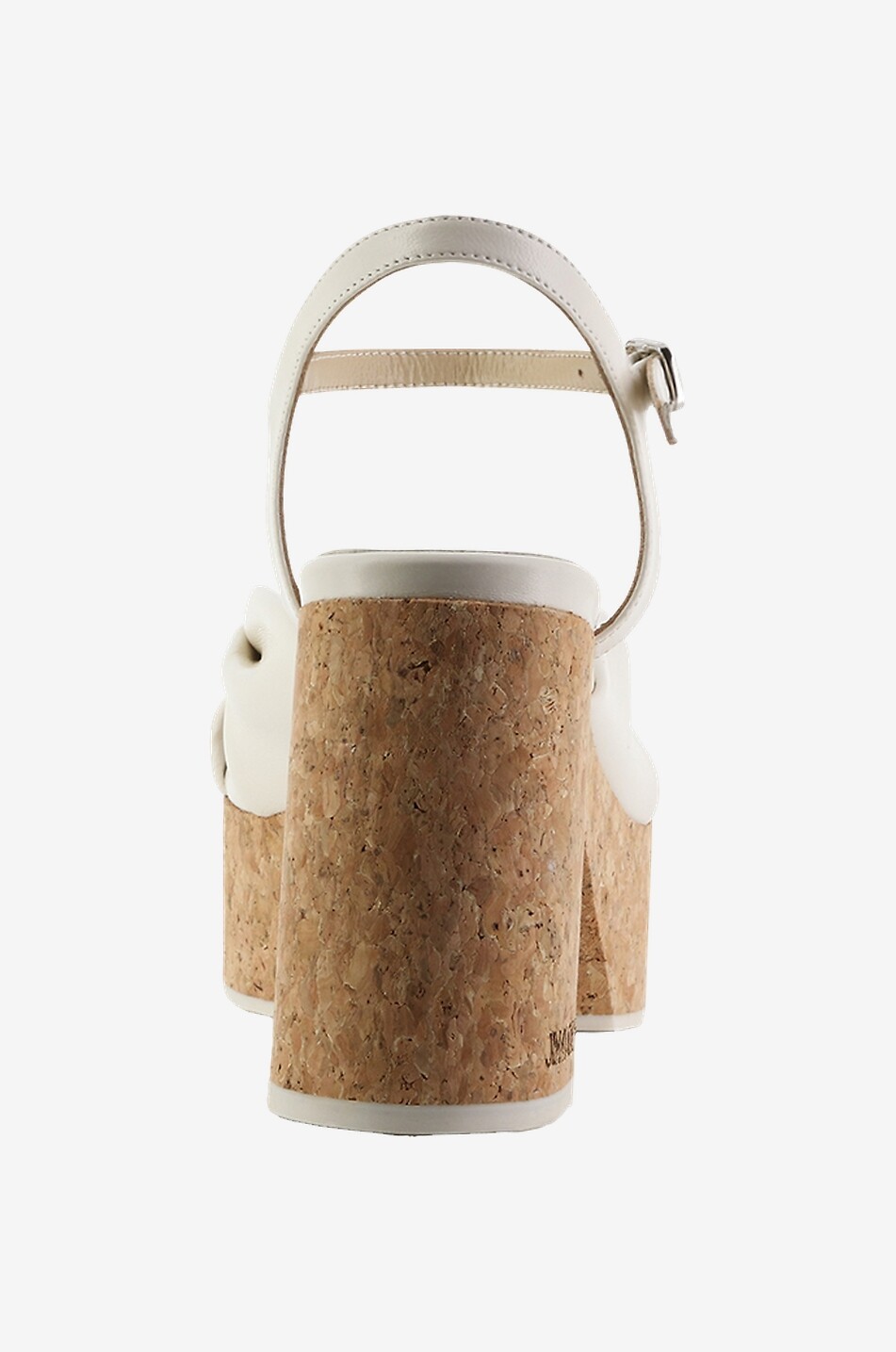 JIMMY CHOO Heloise Wedge 95 nappa leather platform sandals Women WHITE 4