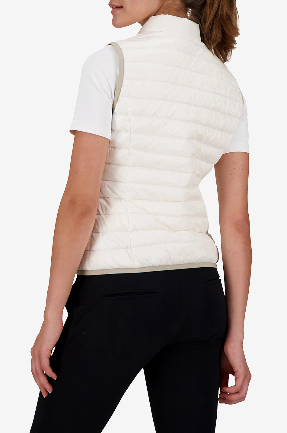 CAPE HORN Madeira lightweight quilted vest Women WHITE 4