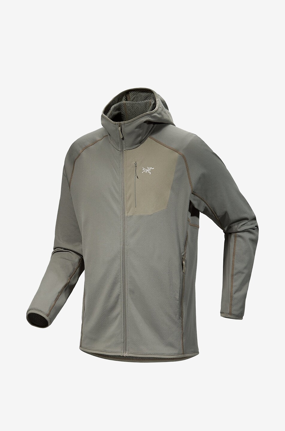 Delta hooded fleece jacket