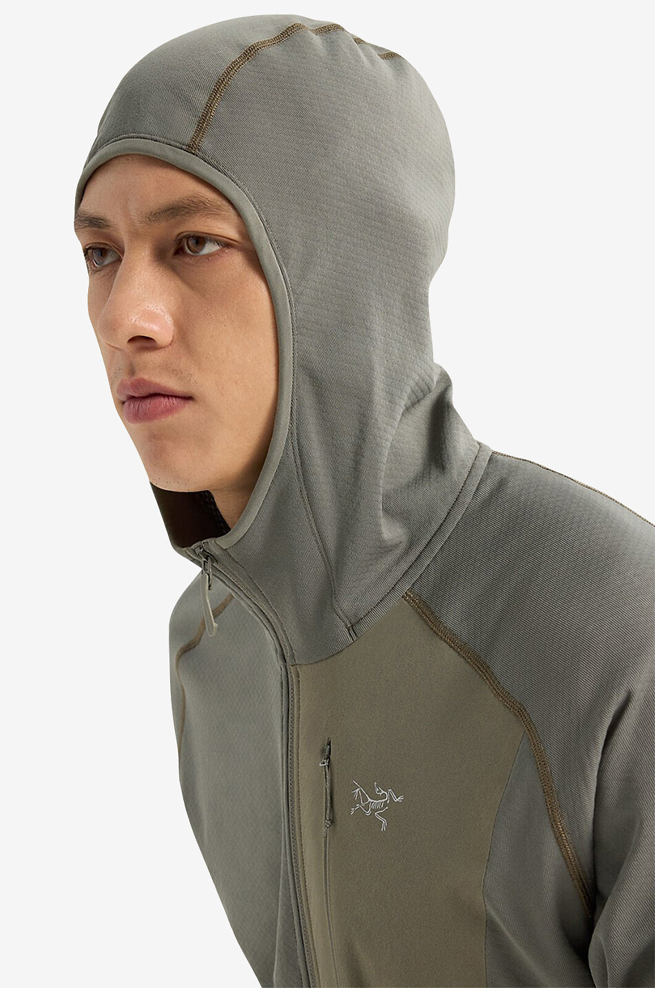 ARC'TERYX Delta hooded fleece jacket Men BROWN 3