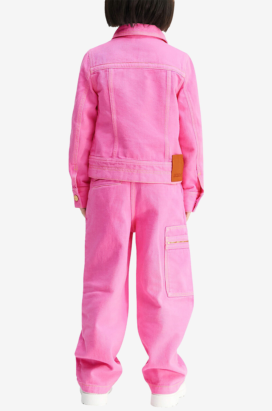 JACQUEMUS Kinder-Jeansjacke La Veste de Nimes Mädchen ROSA 3