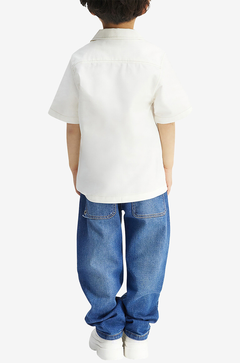 JACQUEMUS La chemise Jean short-sleeved boy's shirt Boy EGGSHELL 5