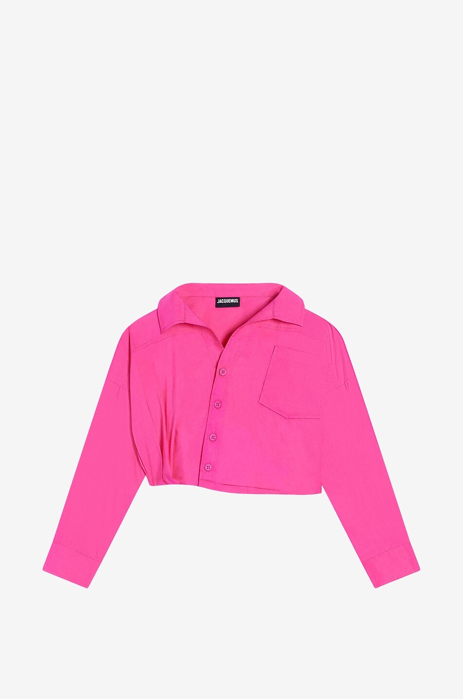 Asymmetrisches bauchfreies Mädchenhemd La chemise Mejean