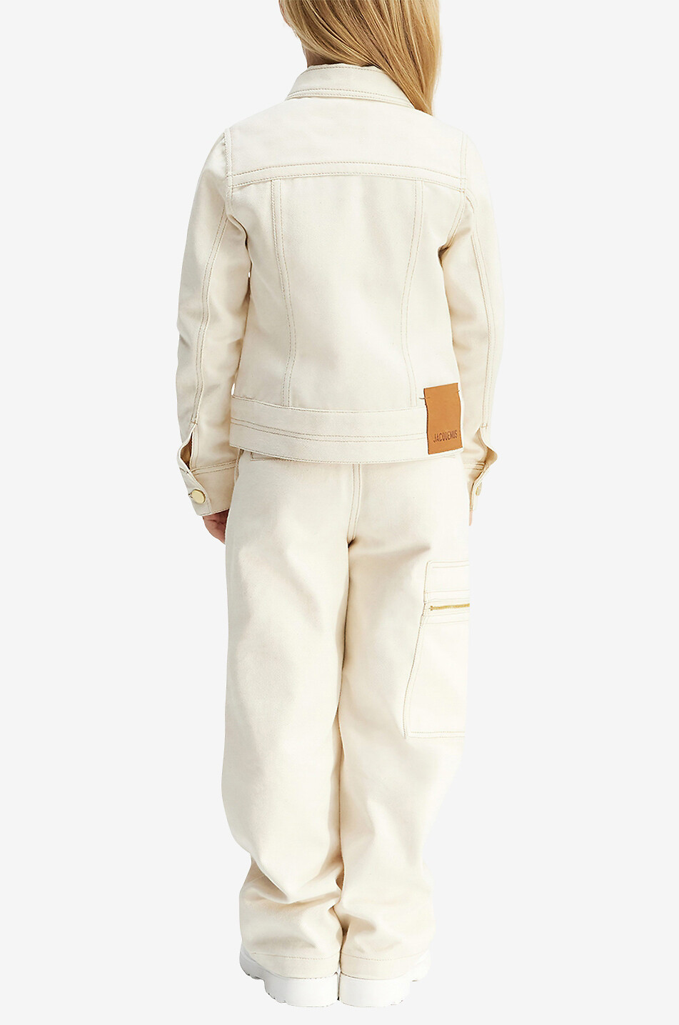 JACQUEMUS Weite Kinder-Cargojeans Le De Nimes Large Mädchen CREMEFARBEN 3