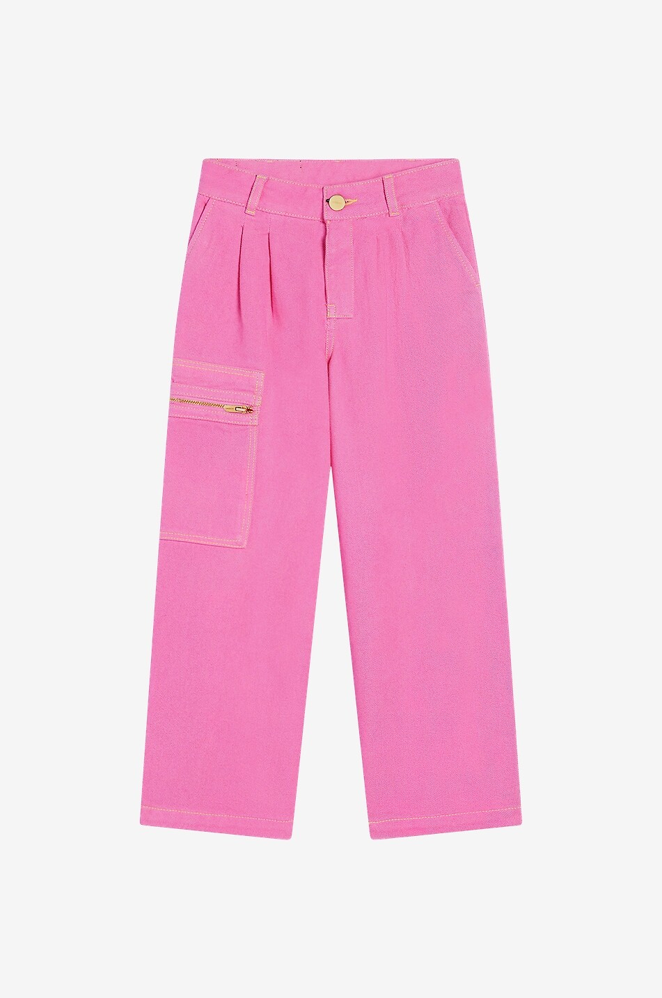 JACQUEMUS Weite Kinder-Cargojeans Le De Nimes Large Mädchen ROSA 1