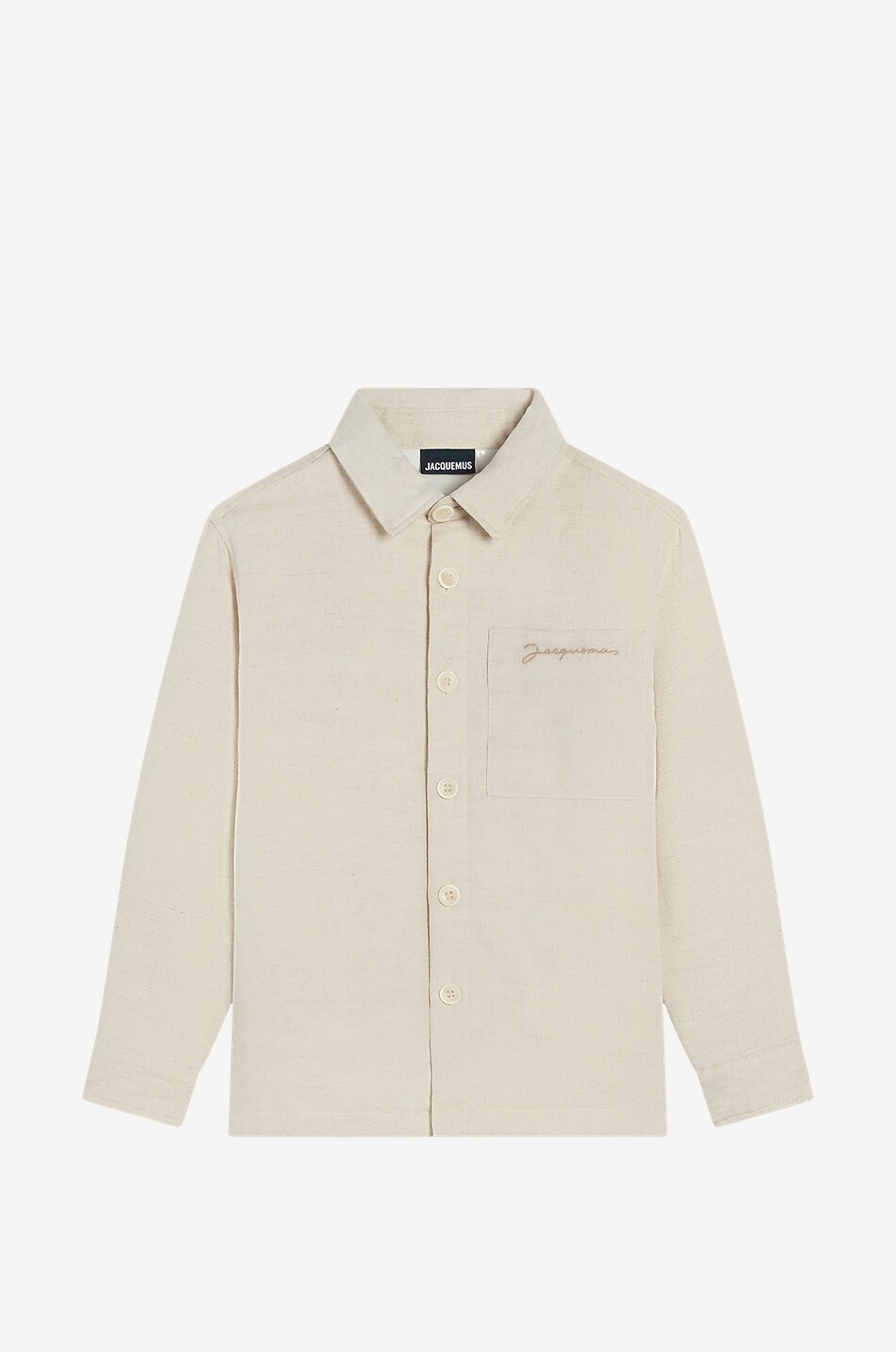 Surchemise garçon en coton et lin La Chemise Boulanger